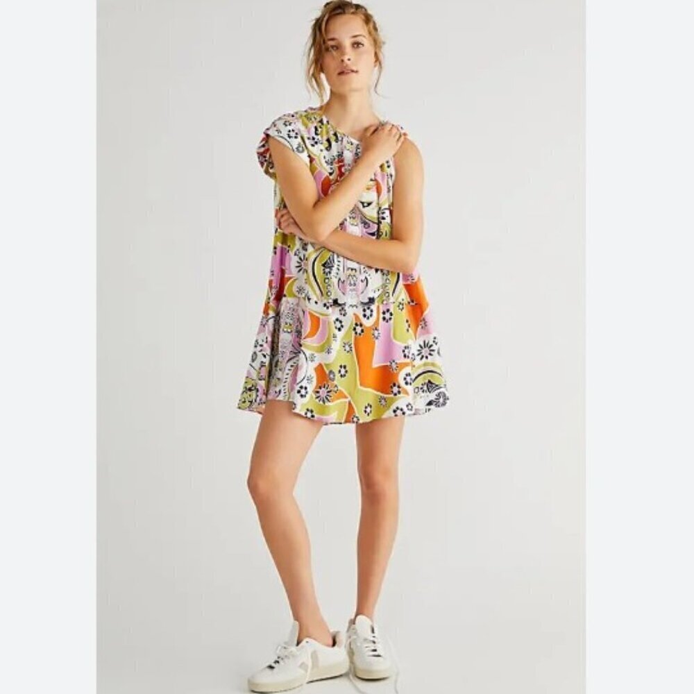 Free People Strawberry Fields Mini Dress